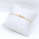 Pulsera En Oro 18K Con Placa De Identidad Pulsera En Oro 18K Con Placa De Identidad