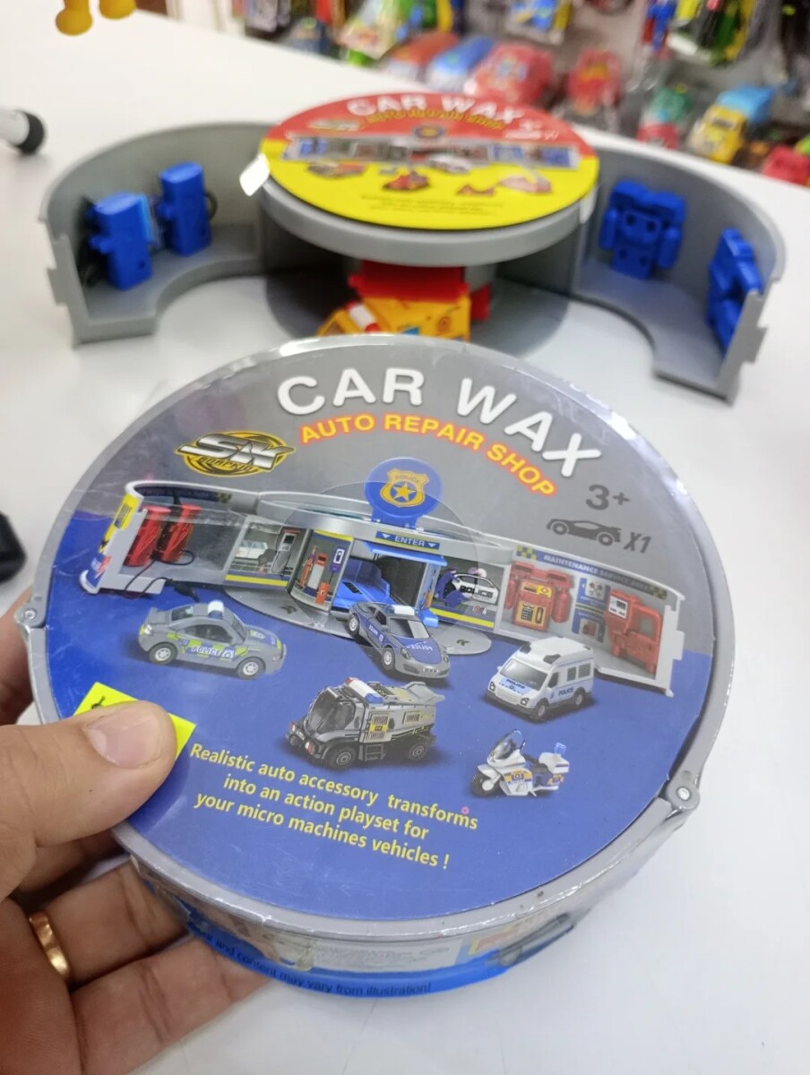 Juguete auto carwash - policía 