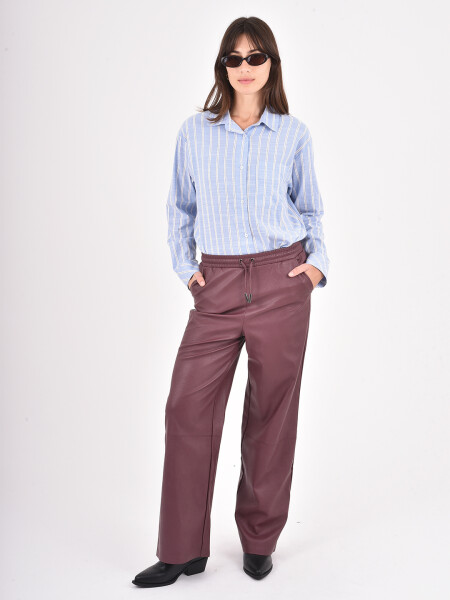 PANTALON PAULINA BORDEAUX