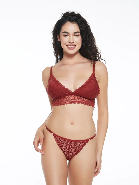 BRALETTE FREYA BORDEAUX