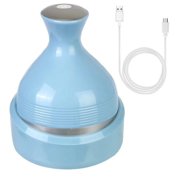 Masajeador Recargable USB Gatos Perros Regulable Con Base Color Variante Lila