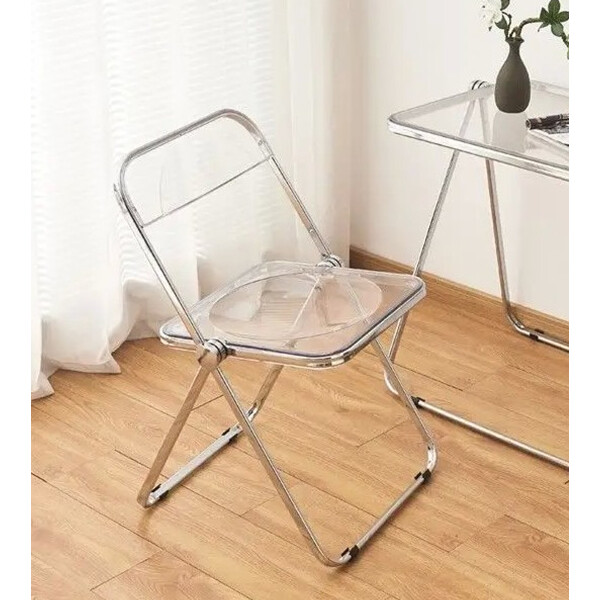 Silla de acrílico plegable Silla de acrílico plegable