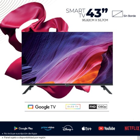 Smart TV Motorola 43 Full HD Google TV V01
