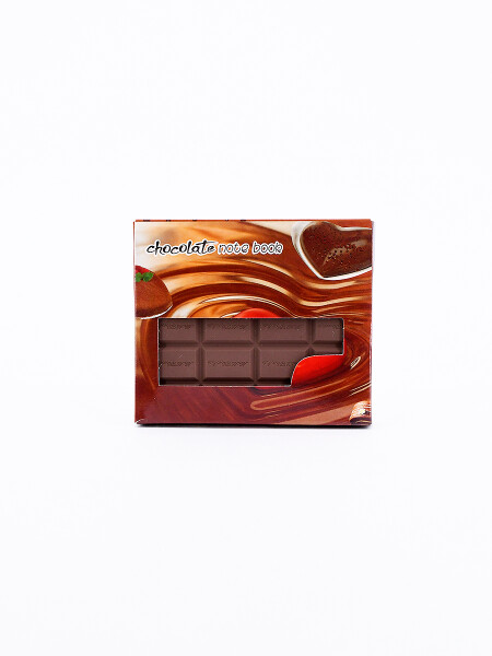 LIBRETA TABLETA DE CHOCOLATE MARRON