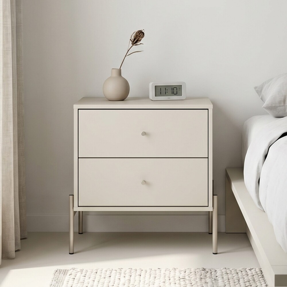 Mesa de Luz Jasper Off White Mate / Champagne
