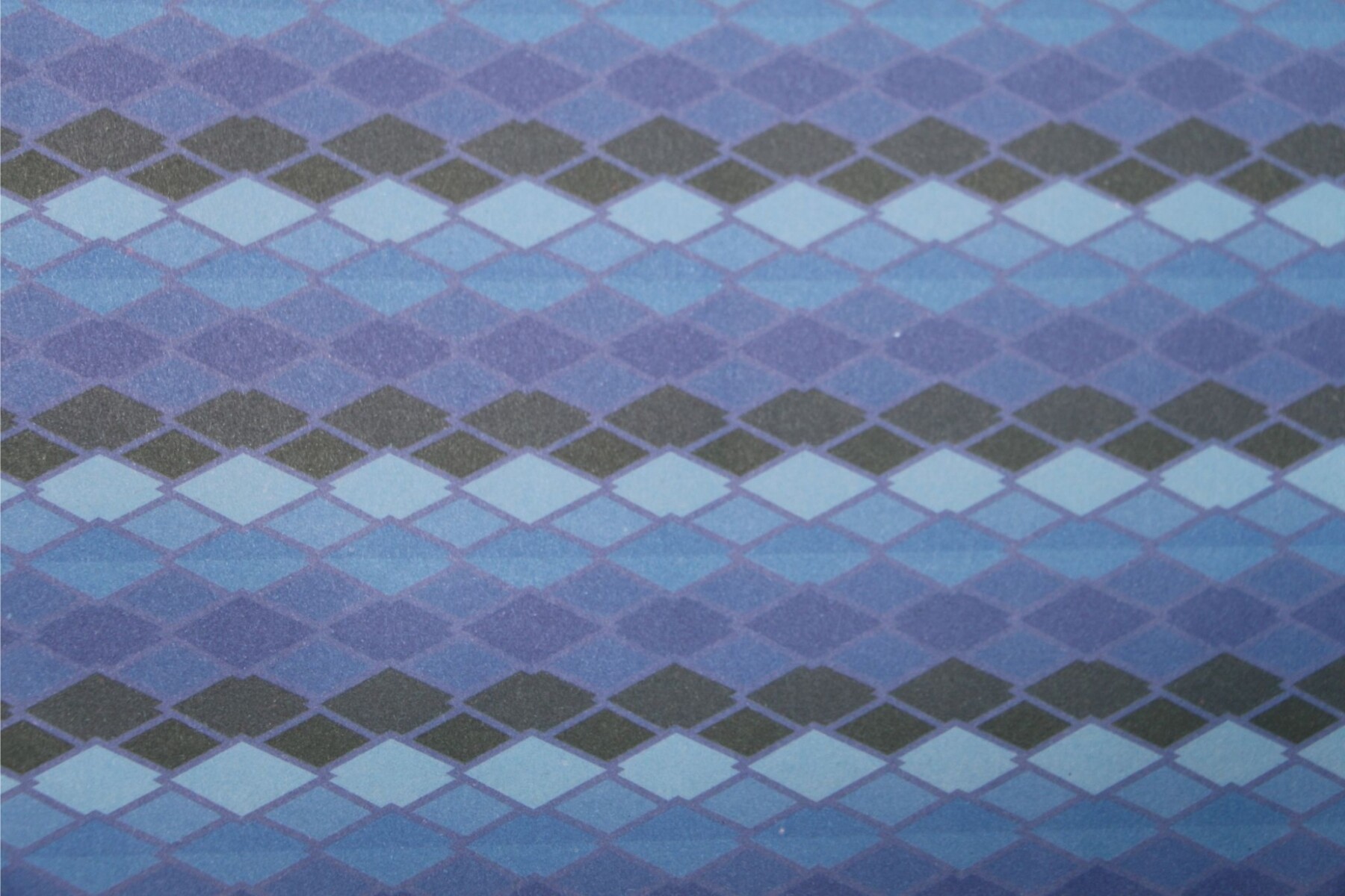 PAPEL DE REGALO 75 X 50 - ROMBOS AZULES 