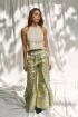Brocato Dancing Queen Pants Verde Agua / Dorado