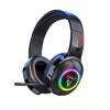 Auriculares gamer LED RGB 3 en 1 vincha con micrófono Auriculares gamer LED RGB 3 en 1 vincha con micrófono