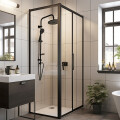 BARRAL CON DUCHA EXTERIOR MODELO CANDIA COLOR NEGRO Barral Con Ducha Exterior Modelo Candia Color Negro
