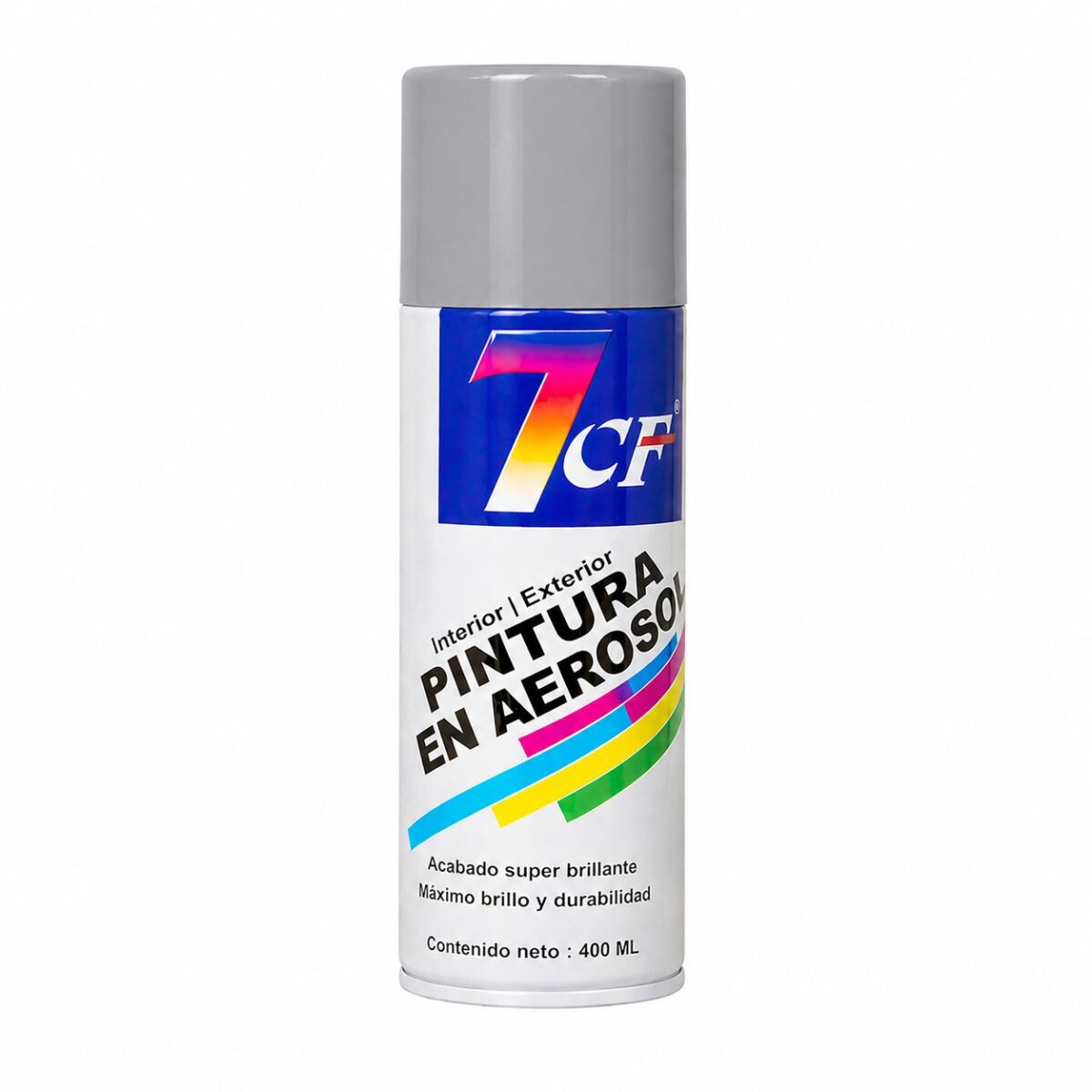 ESMALTE AEROSOL BRILLANTE 7CF 400ml. - Gris Claro Naval Grey 11 