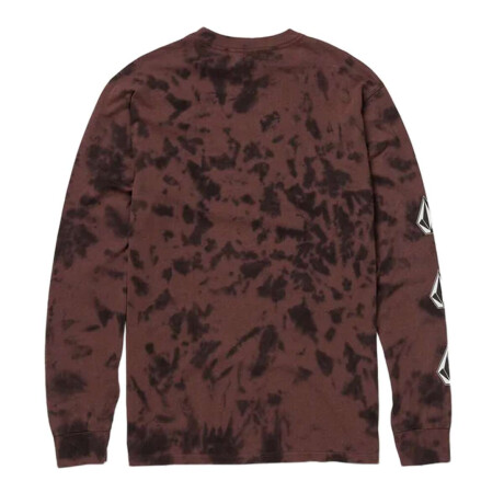 Remera Volcom ABG ICONIC STONE DYE LST Bordo