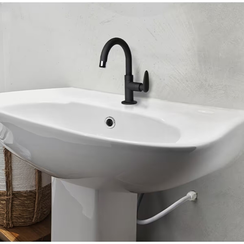 Grifo lavatorio mesa ALLURE DECORE negro mate Grifo Lavatorio Mesa Allure Decore Negro Mate