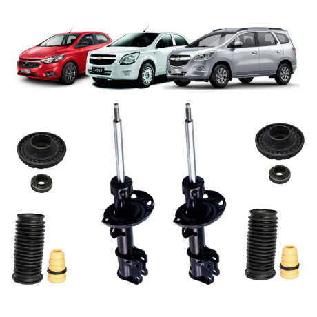 SUSPENSION VARIOS COMBO KIT 2 AMORTIGUADORES CAZOLETAS TACO ONIX PRISMA SUSPENSION VARIOS COMBO KIT 2 AMORTIGUADORES CAZOLETAS TACO ONIX PRISMA
