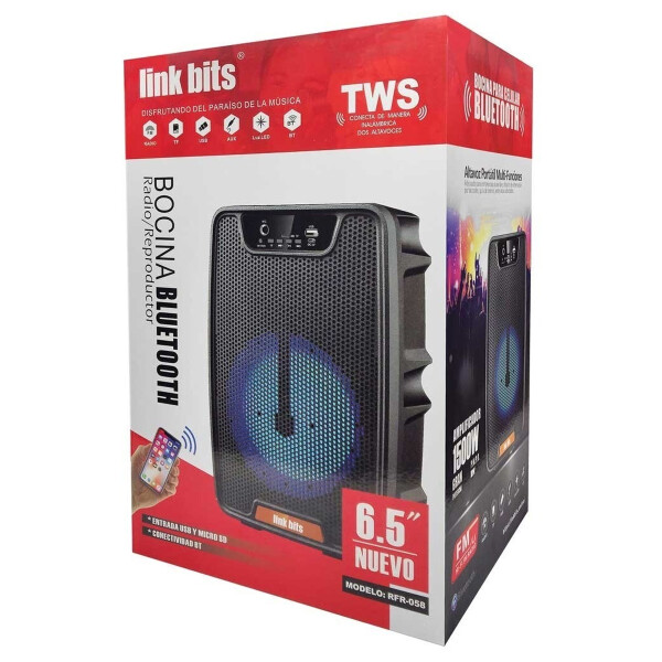 Parlante Linkbits 6.5" Sa675t Bluetooth Led PARLANTE LINKBITS 6.5 SA675T BT ******