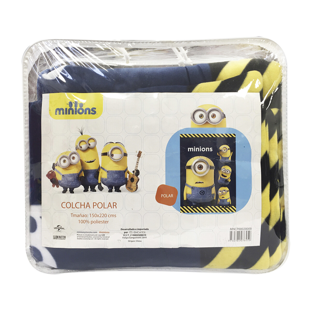 Acolchado Infantil Polar Minions Plaza 