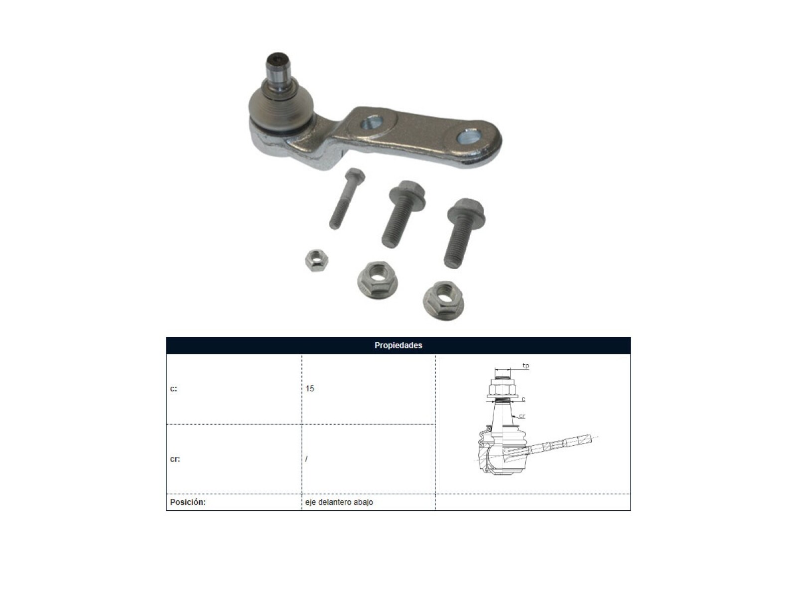 Rotula Del Chev Celta/Corsa Combo/Corsa/Montana 95-21 Der/Izq 