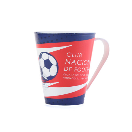 TAZA PLASTICO C.N.DE F. Licencias Azul Royal, Blanco, Rojo