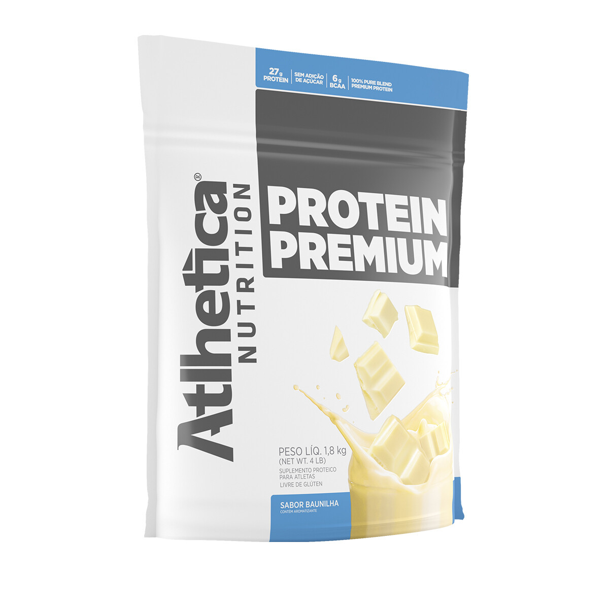 Suplemento Atlhetica Protein Premium 1800G - VAINILLA 
