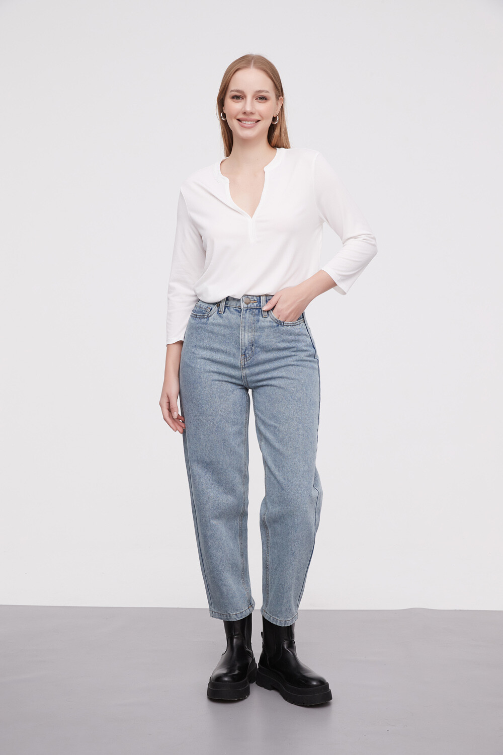 Pantalon Bustamante Azul Claro