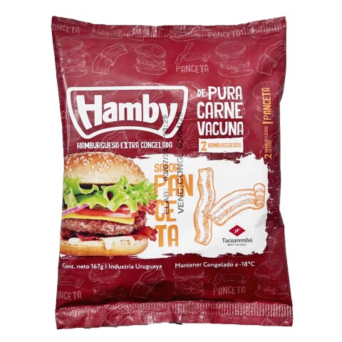 Hamburguesa Hamby Sabor Panceta X2 Hamburguesa Hamby Sabor Panceta X2