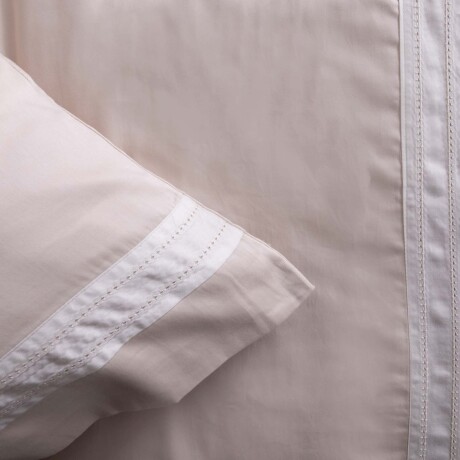 JUEGO DE SABANAS KING ALGODON NATURAL-BEIGE VANILA 300H BEIGE
