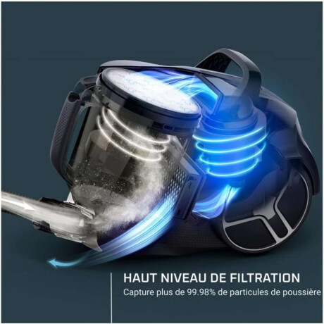 Aspiradora Compact Power Xxl Sin Bolsa Negro Y Gris