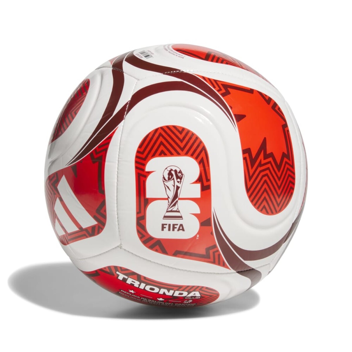 Pelota ADIDAS WC CLB CAN Hombre KA0847 - Blanco-rojo 
