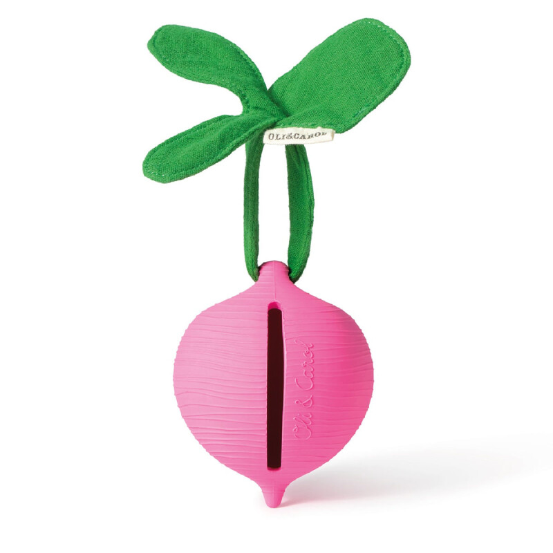 Porta chupete y mordillos Ramona the Radish Oli & Carol Porta chupete y mordillos Ramona the Radish Oli & Carol