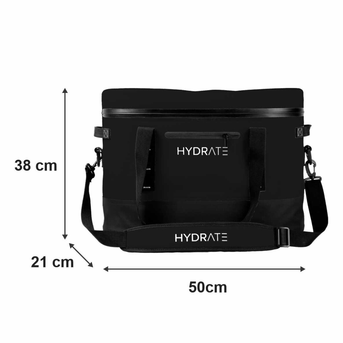 HYDRATE BOLSO 20LT NEGRO 