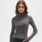 Polera Elizabet Gris Melange Oscuro