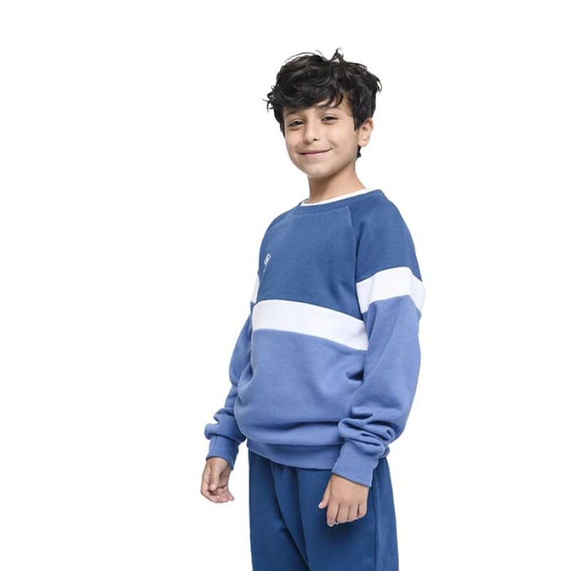 Buzo Umbro Susnet Felpa de Niños - 20205477 Azul Piedra-blanco