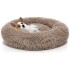 Cucha Cama Colchon Puff Plush Mascota Antiestress 60cm Color Variante MARRONCLARO