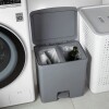 Papelera doble compartimento con pedal 20L Gris