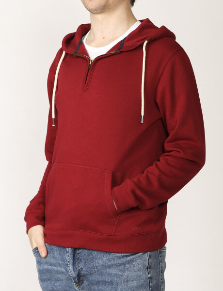 Sweater Canguro Harry Rojo Oscuro