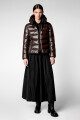 HOODED JACKET COSMARY Marron