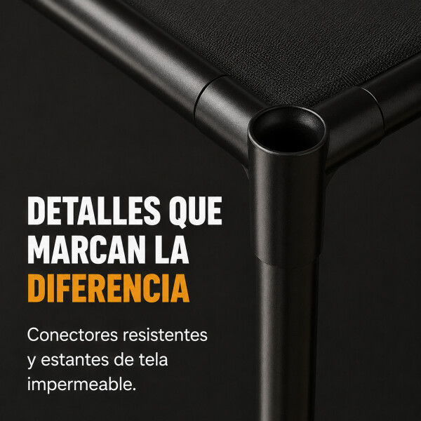 Mueble Perchero Esquinero Zapatera Hierro Colgador Ropa Rack Negro 1