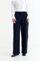 Pantalón pana wide leg AZUL MARINO