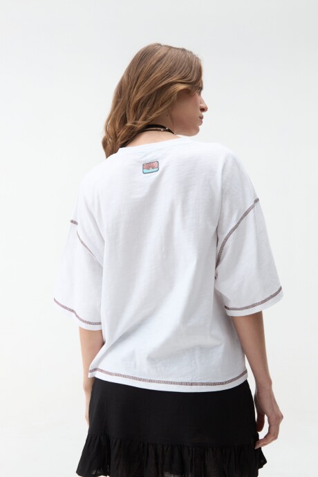 REMERA GARA LISA Blanco