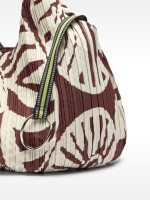 Bolso De Hombro Nylon Estampado crudo
