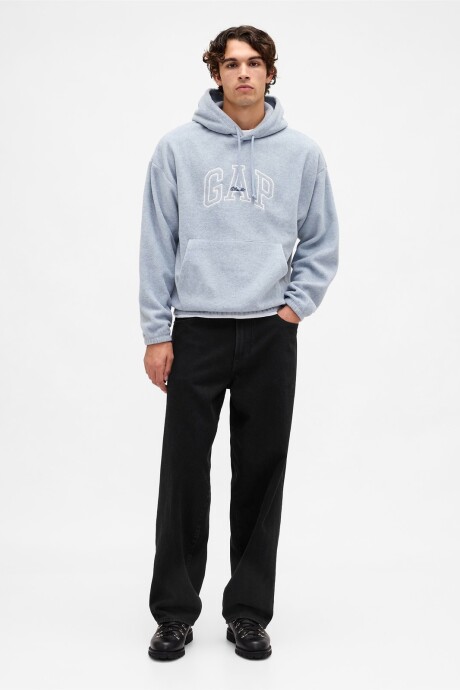 Canguro Logo Gap Polar Hombre Bc15 Lt Grey Heather