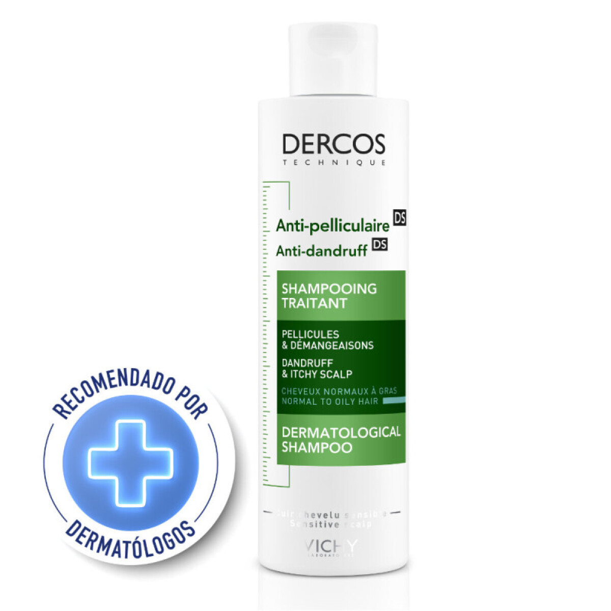 Dercos Shampoo Caspa Cabello Seco 200ml 