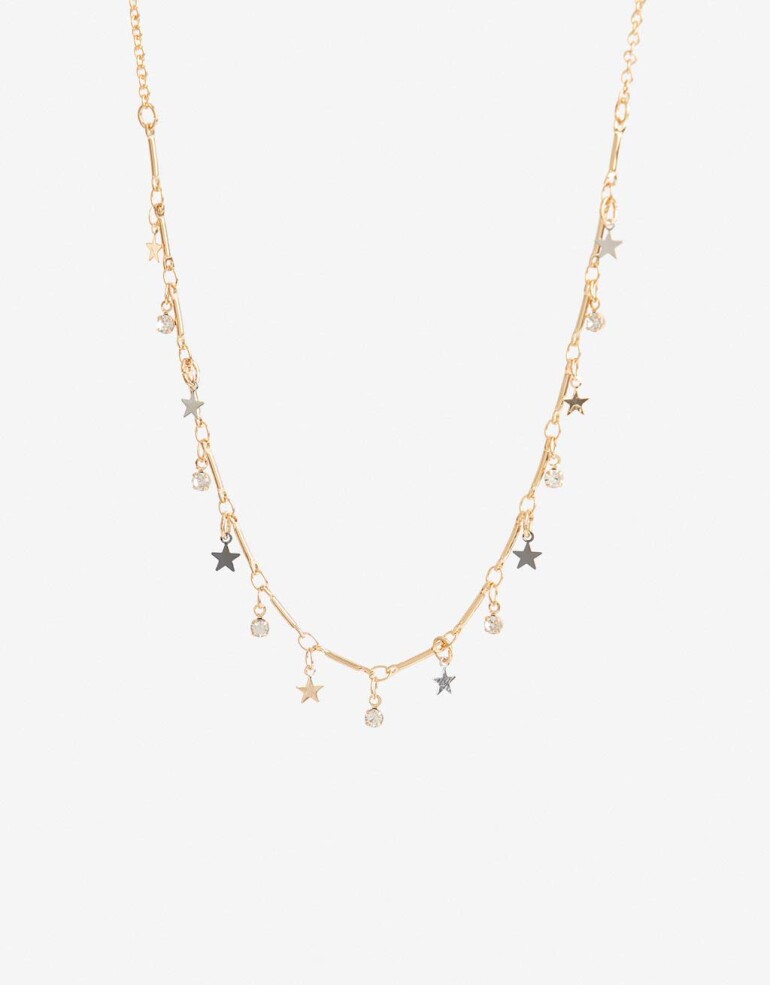 Collares Cortos Metal Collares Cortos Estrellas - Combinacion Multicolor