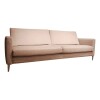 SOFA 3 CUERPOS - TAPIZADO TELA CLARA - PATA ALUMINIO SOFA 3 CUERPOS - TAPIZADO TELA CLARA - PATA ALUMINIO