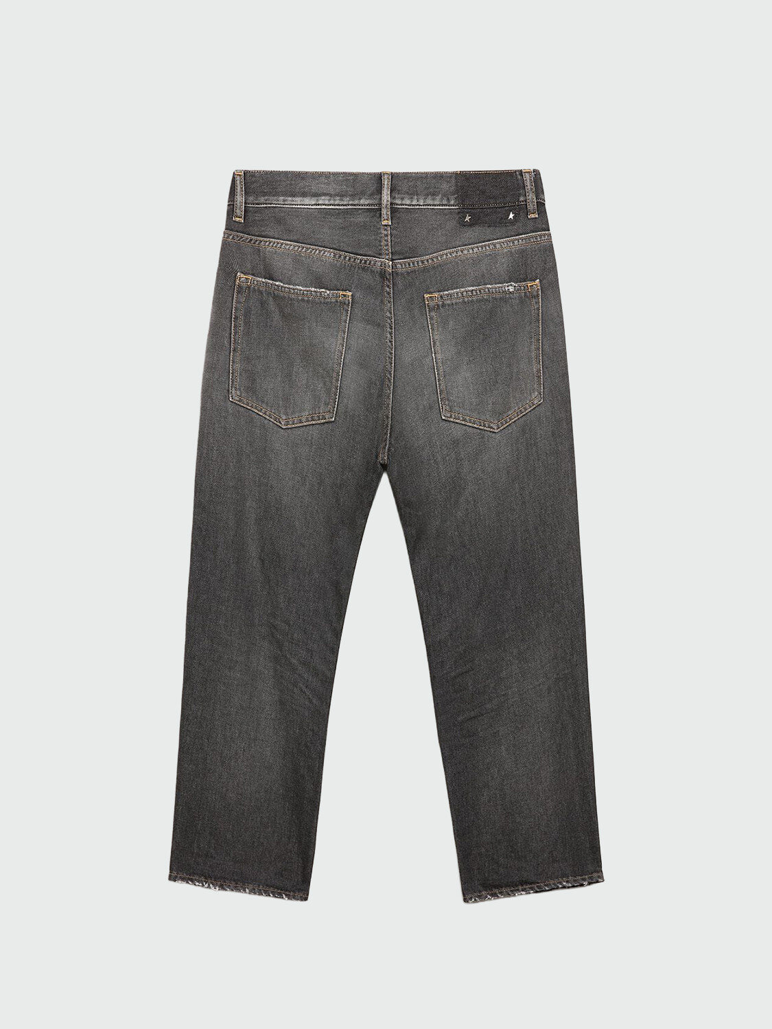 GOLDEN GOOSE - Jeans con efecto lavado a la piedra Negro