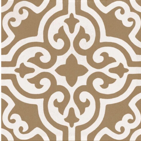 Porcelanato Beige Blanco Mate Tipo Patchwork 20X20Cm Piso Pared GAMAS DE BEIGE