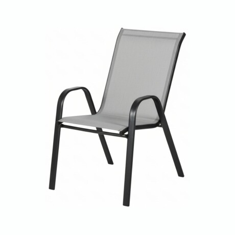 SILLA TEXTILINA SC-092 Silla De Jardín RUSTICO SC-092 Textilina Y Acero - Gris