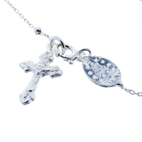 Pulsera religiosa de plata 925. Pulsera religiosa de plata 925.