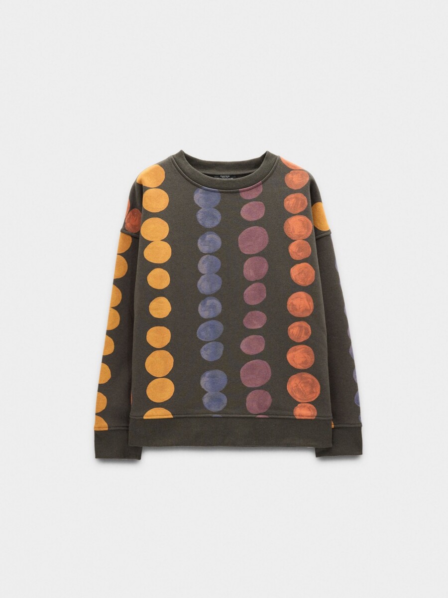 Sudadera Con Estampado multicolor