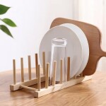SOPORTE PARA PLATOS MADERA BAMBOO 33x14x8CM NATU SOPORTE PARA PLATOS MADERA BAMBOO 33x14x8CM NATU