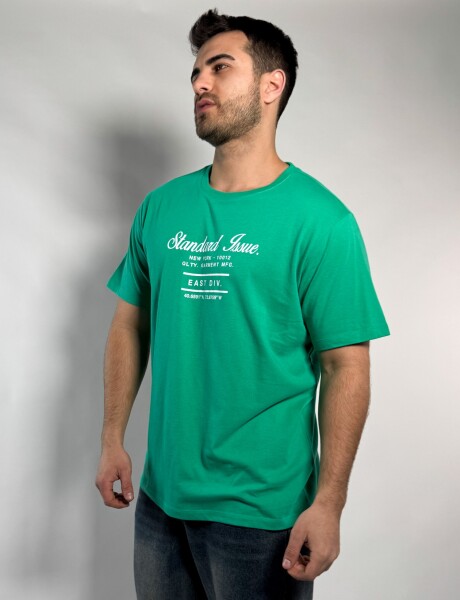 Remera estampada Buley Verde
